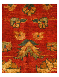 Rust Fine Hand-Knotted Agra 10' X 14'7''