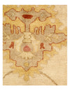 Ivory Fine Hand Knotted Oushak Rug 12' X 14'