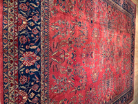 Rust Fine Hand-Knotted Sarouk Design12' X 15'