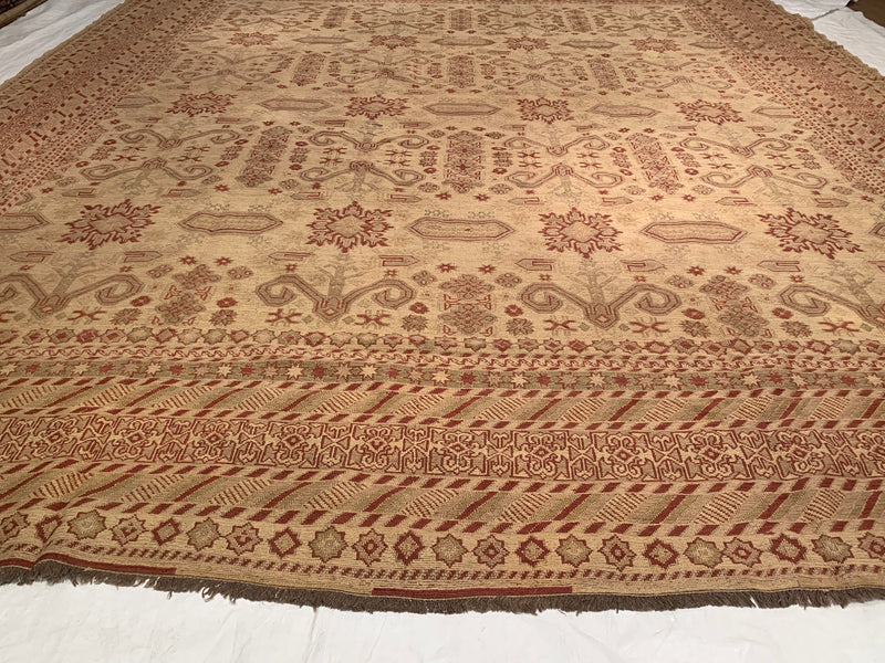 Gold Color Fine Hand Knotted Bakhshayesh Rug 10' X 12'