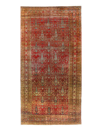 Rust Antique Persian Dorokhsh 7'7'' X 16'7''