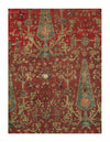 Rust Antique Persian Dorokhsh 7'7'' X 16'7''