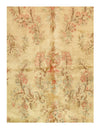 Beige Fine Persian Hand Knotted Kerman 8'9'' X 21'8''