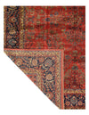 Rust Fine Hand-Knotted Sarouk Rug 12'5'' X 15'2''