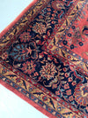 Rust Fine Hand-Knotted Sarouk Rug 12'5'' X 15'2''