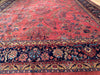 Rust Fine Hand-Knotted Sarouk Rug 12'5'' X 15'2''