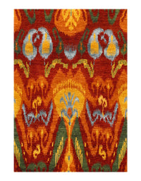 Multi color Ikat Design 4' X 6'