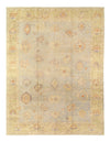 Light blue Hand Knotted Turkish Rug 11' X 14'