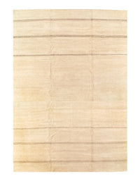 Ivory Fine Hand Knotted luribaft Gabbeh Rug 12' X 18'