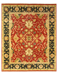 Rust Fine Hand-Knotted Sultanabad Rug 12' X 15'