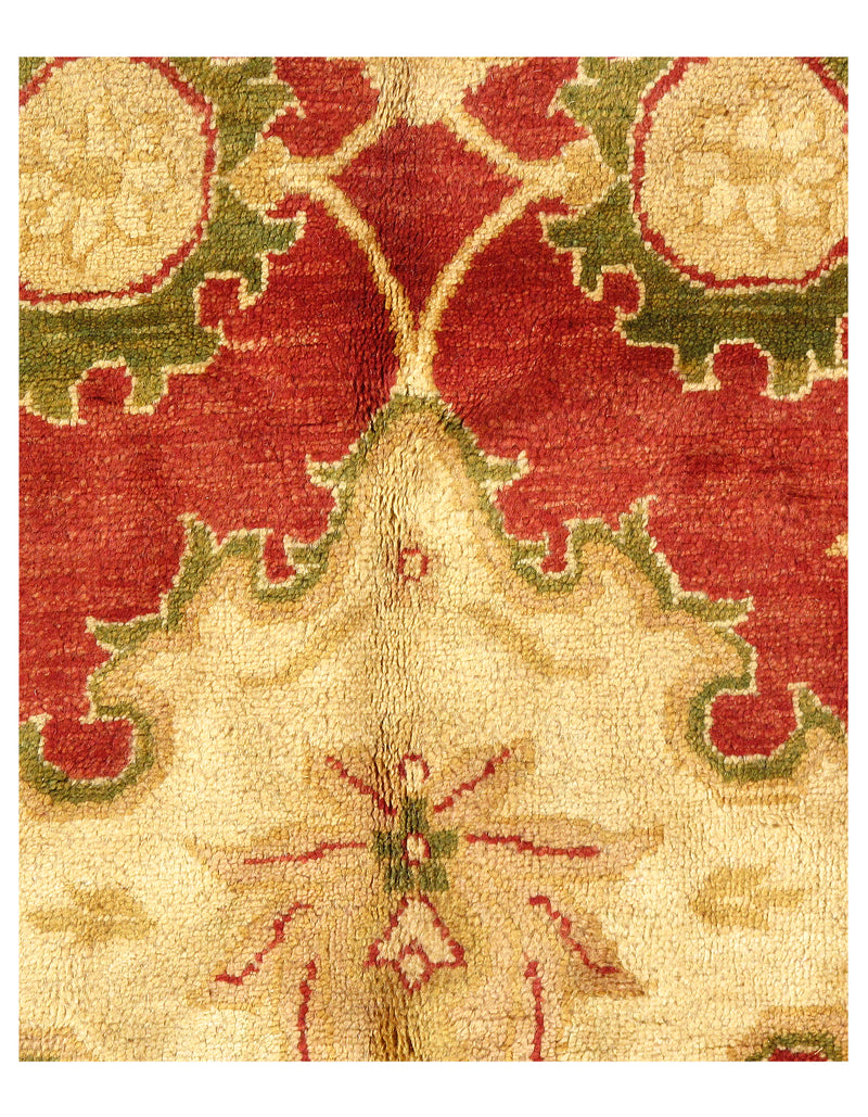 Rust Fine Hand-Knotted Sultanabad Rug 12' X 15'