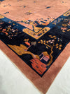 L Brown Fine Antique Art Deco Rug 11'11'' X 17'6''