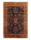 Navy Blue Persain Hand Knotted Sarouk Design 12' X 18'