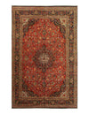 Rust Persian Hand Knotted fine Kashan Desigan 10' X 16'