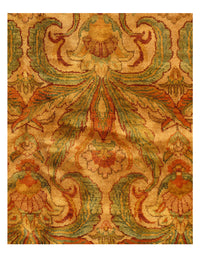 Gold Color Fine Hand Knotted Agra Rug 12' X 15'