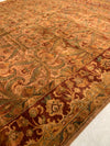 Gold Color Fine Hand Knotted Agra Rug 12' X 15'