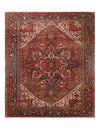 Rust Persian Hand Knotted fine Heriz 11'7'' X 13'7''