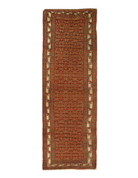 Rust Antique Malayer runner 3'3'' X 9'4''