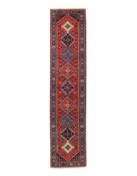 Red Persian Yalameh Runner 2'8'' X 12'