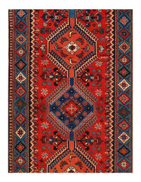 Red Persian Yalameh Runner 2'8'' X 12'