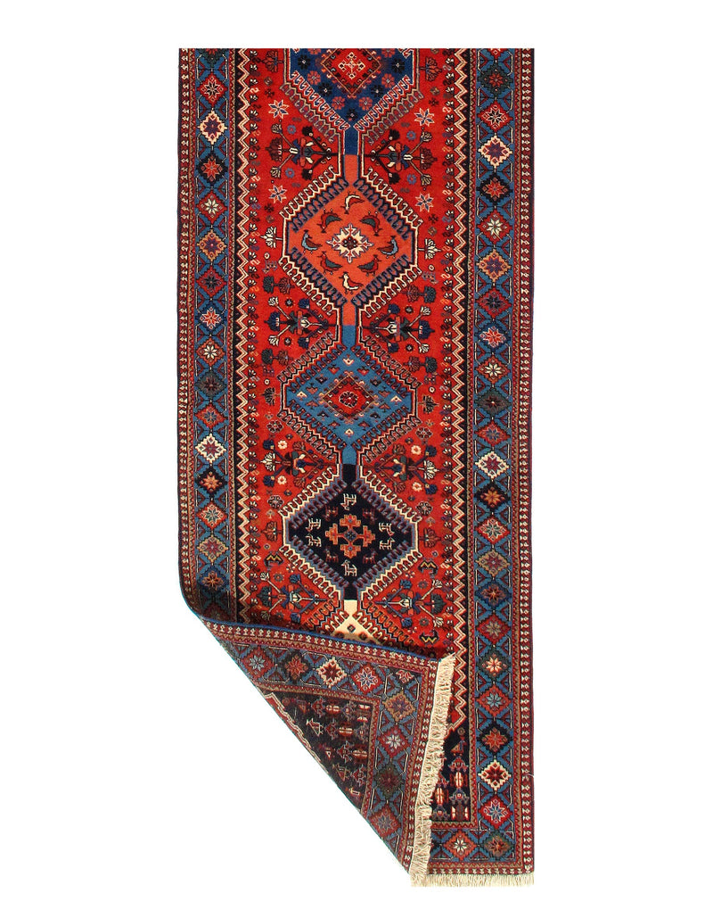 Red Persian Yalameh Runner 2'8'' X 12'