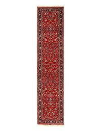 Red Fine Hand Knotted Kashan Runner 2'8'' X 11'3''