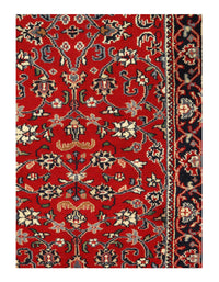 Red Fine Hand Knotted Kashan Runner 2'8'' X 11'3''