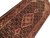 Black Tabriz Design Runner 2'6" X 12'