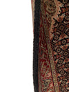 Black Tabriz Design Runner 2'6" X 12'