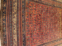 Rust Antique Malayer runner 3'3'' X 9'4''