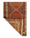 Rust Persian Hand Knotted Antique Malayer Runner 3'6'' X 17'1''