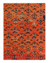 Rust Fine Hand Knotted Antique Kurdish Rug 3'8'' X 8'3''