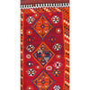 Red Vintage Persian Shiraz Kilim 5'8" X 9'8"