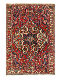 Vintage Red Persian Hand Knotted Bakhtiari 7' X 10'