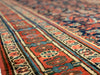 Navy Blue Persian Antique Bidjar Runner 4' X 17''