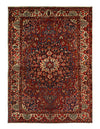 Vintage Red Persian Hand Knotted Bakhtiari 10'4'' X 14'6''