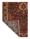 Vintage Red Persian Hand Knotted Bakhtiari 10'4'' X 14'6''