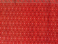 Red Persian Hand Knotted Yamoud rug 7'1'' X 12'6''