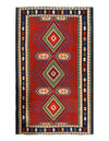 Red Fine Hand knotted Russian Kazak 6' 6'' X 10'11''