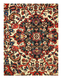 Persian Sami Antique Bakhtiari Hand-Knotted Rug 9'6'' X 12'7''