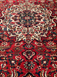 Persian Sami Antique Bakhtiari Hand-Knotted Rug 9'6'' X 12'7''