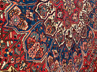 Persian Sami Antique Bakhtiari Hand-Knotted 10'8'' X 12'11''