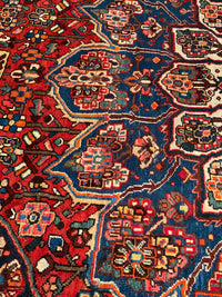 Persian Sami Antique Bakhtiari Hand-Knotted 10'8'' X 12'11''