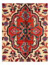 Vintage Red Persian Hand Knotted Mashad 9'11'' X 12'11