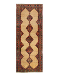 Beige Persian Anrique saravand 6' 9'' X 19'