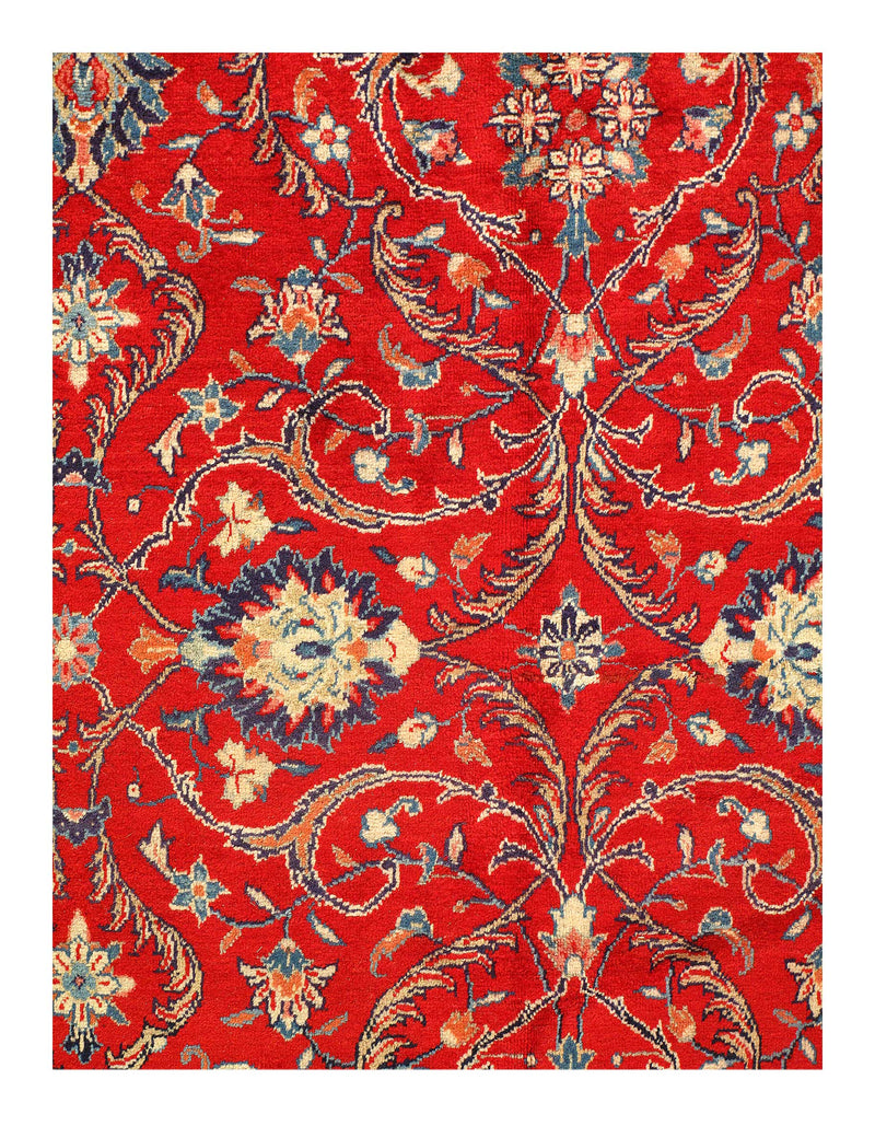 Red Sami antique Persian Hand Knotted Mahal 9'8'' X 13'