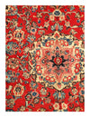 Red Persian Hand Knotted fine Mahal 10'1'' X 13'9''