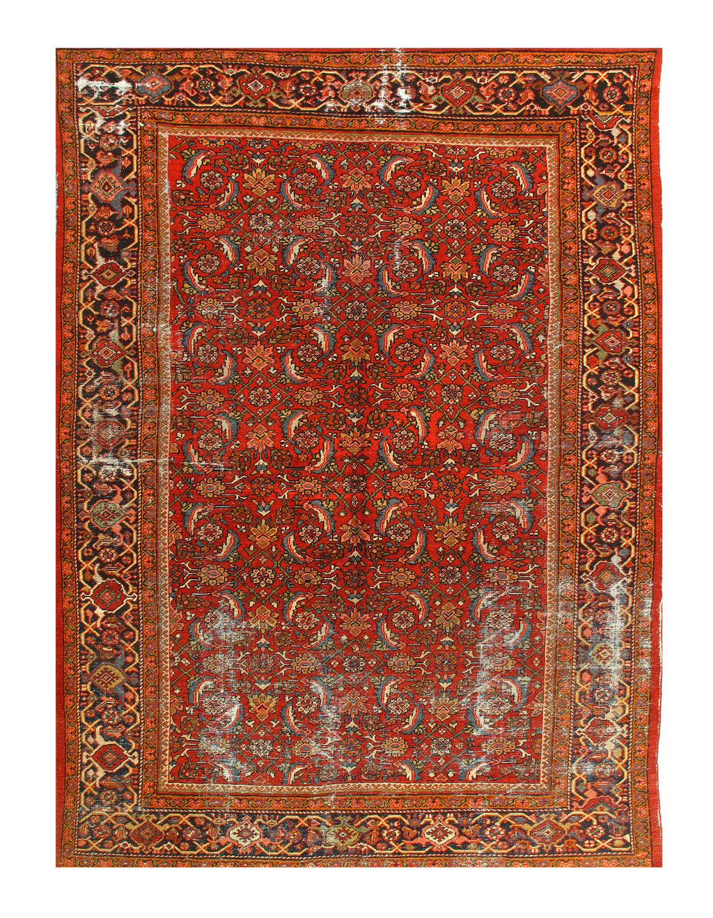 Antique Geometric Persian Mahal 8'4'' X 10'1'' – Alexandria Fine Rugs