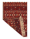 Red Fine Knotted Bakhtiari Rug 3'8'' X 6'3''