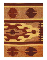 Brown Fine Hand Knotted NW Rug 4'8'' X 6'5''